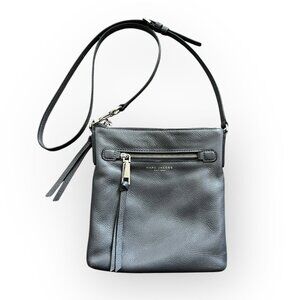 Marc Jacobs Recruit North/South Crossbody Gray Leather